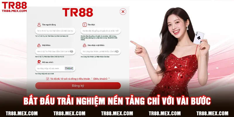 Bắt đầu trải nghiệm nền tảng chỉ với vài bước