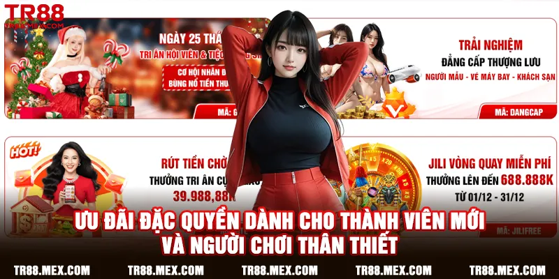 Ưu đãi đặc quyền dành cho thành viên mới và người chơi thân thiết